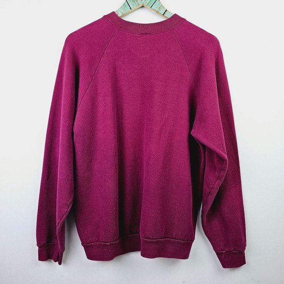 Vintage Oxford University, Oxford Blood Red Sweatshirt, Crest, Ireland, M - Picture 4 of 9